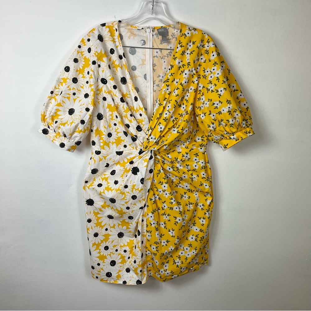 Asos womens floral dress short sleeve size 10